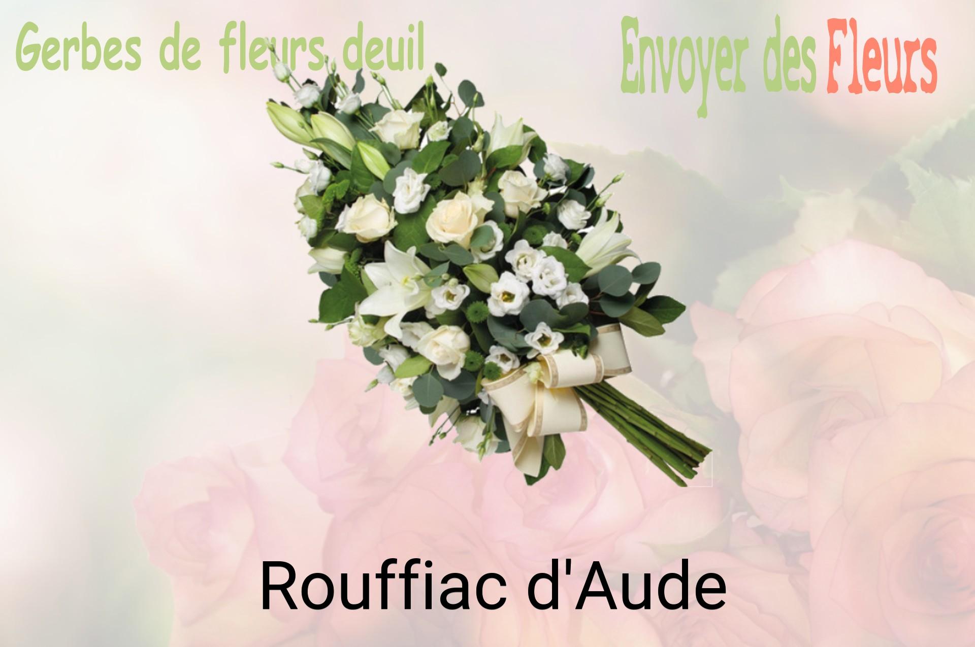 Gerbe de fleurs de deuil livrée à Rouffiac-d'Aude